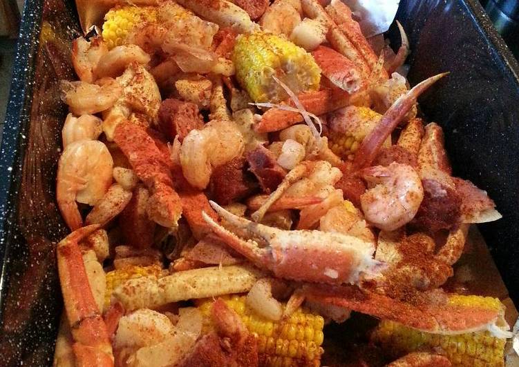 Recipe: Delicious Cajun Seafood and Crab Boil