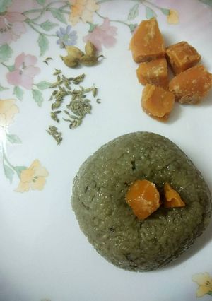 A picture of Gur wale Meethe Chawal.