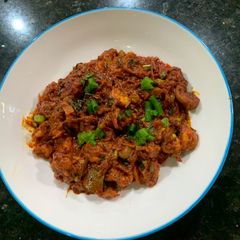 A picture of Prawn masala.