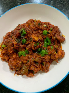 A picture of Prawn masala.