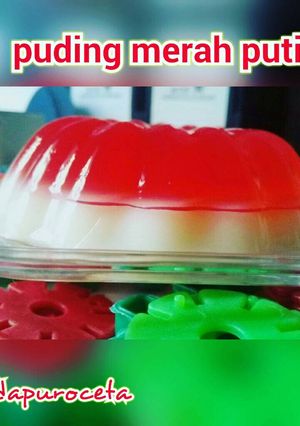 Foto resep Puding #Merah Putih