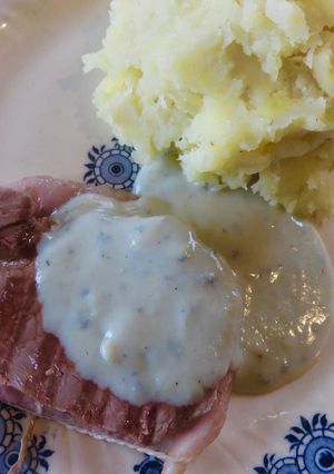 Une photo de Tournedos de boeuf à la sauce au bleu d'Auvergne
