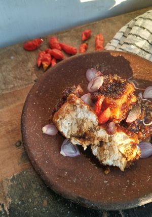 Foto resep Penyet Tahu Sambal Cabe Kecap