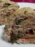 Brazo gitano de coliflor (rollo)