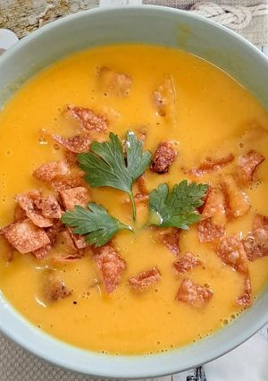 صورة لوصفة شوربة عدس الاحمر