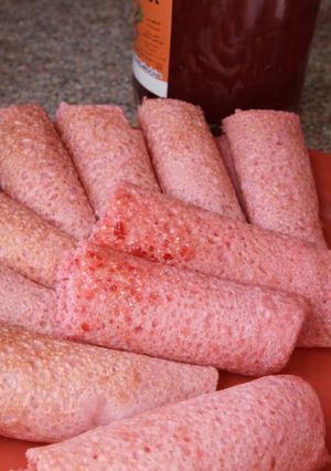 صورة لوصفة كريب الفراولة🍓🍓