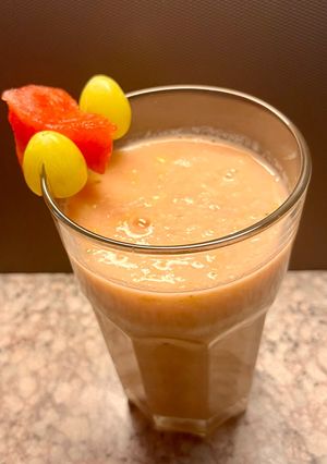 Φωτογραφία της συνταγής Summer smoothie watermelon & grapes 🍉❤️🔥🍇 (καρπούζι & σταφύλι)