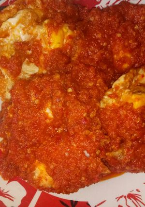 Foto resep Balado telur ceplok