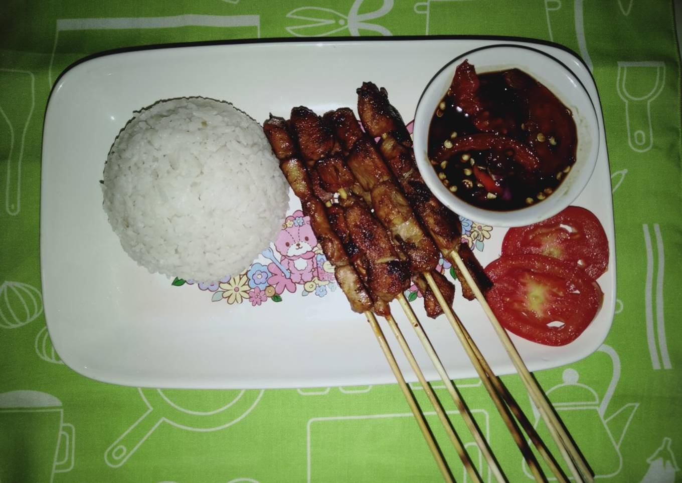 149. Sate Ayam Bumbu Kecap Pedas Khas Madura by Uliz Kirei