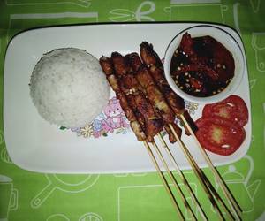 Resep mudah 149. Sate Ayam Bumbu Kecap Pedas Khas Madura by Uliz Kirei Yummy Mantul