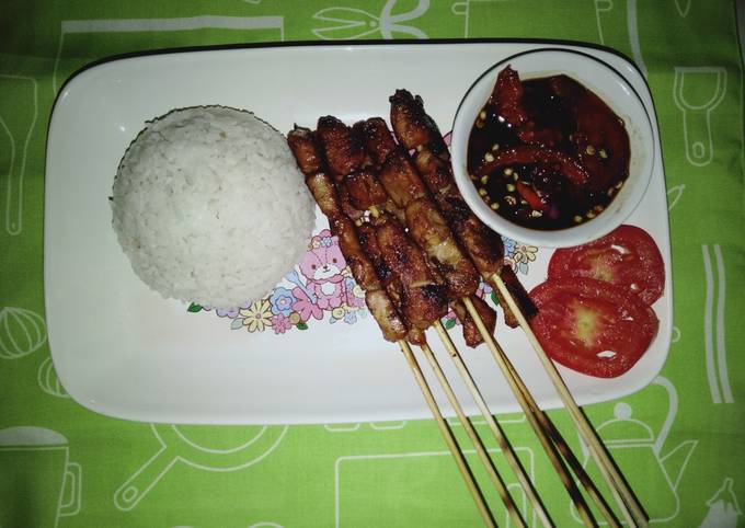 Resep 149. Sate Ayam Bumbu Kecap Pedas Khas Madura by Uliz Kirei, Menggugah Selera