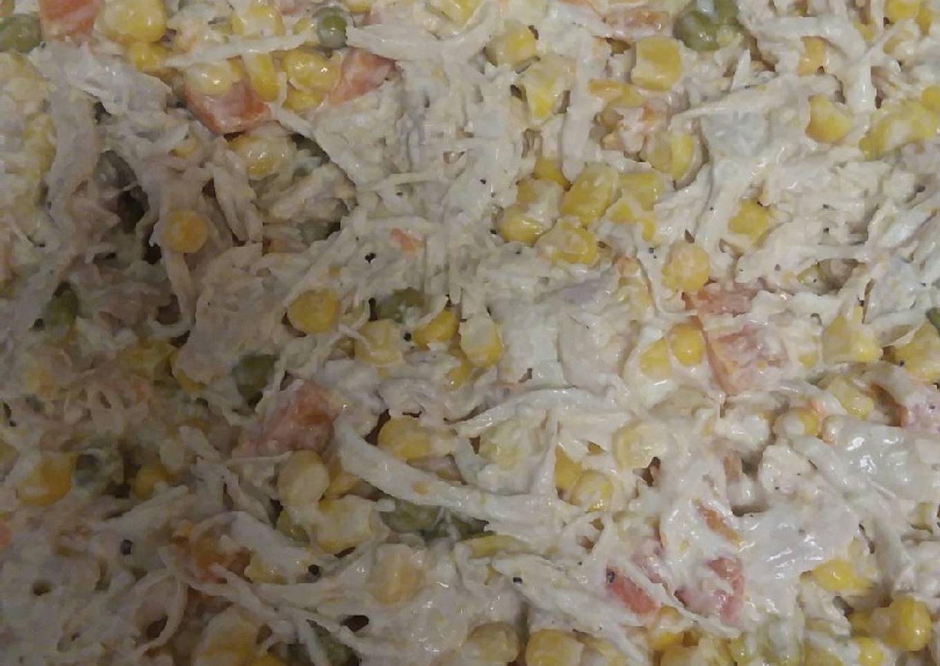 Ensalada de pollo, facilísimo