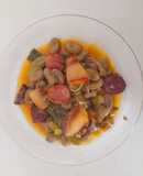 Favas com chouriço
