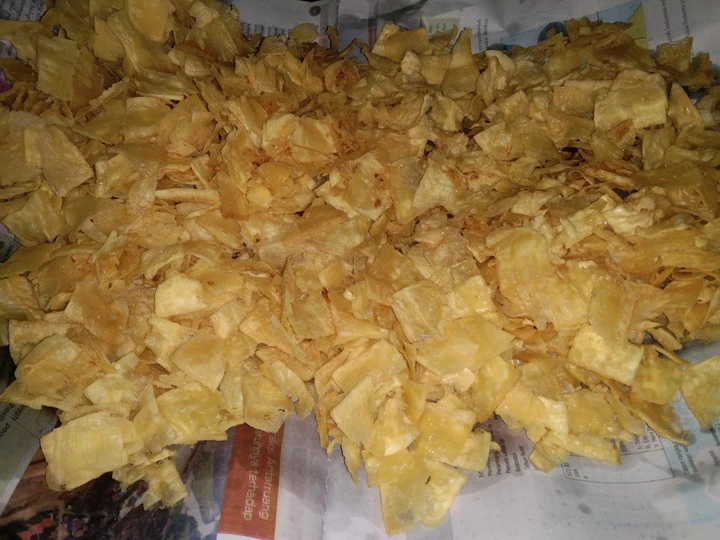 Langkah Gampang Menyiapkan Resep Kripik Singkong (Melalui pengukusan) yang Lezat Sekali Anti Ribet, Mantap