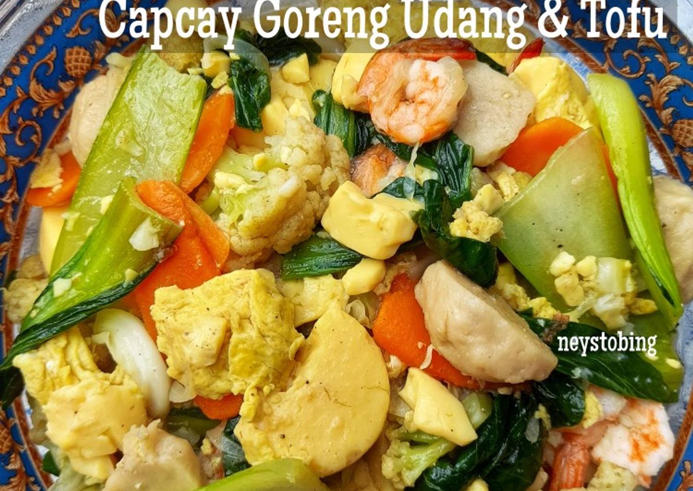 #326. Capcay Goreng Udang & Tofu