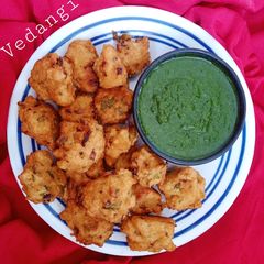 Moong Dal Bhajia A picture of Moong Dal Bhajia.