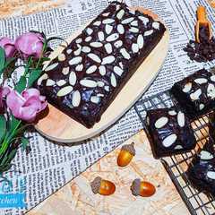 รูปของ Fudgy Brownies Shiny Crust