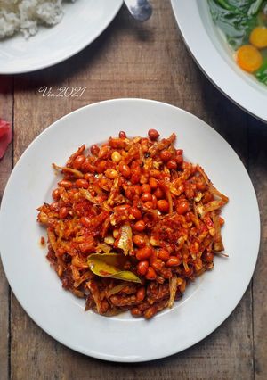 Foto resep Sambal Teri Tempe Kacang Tanah