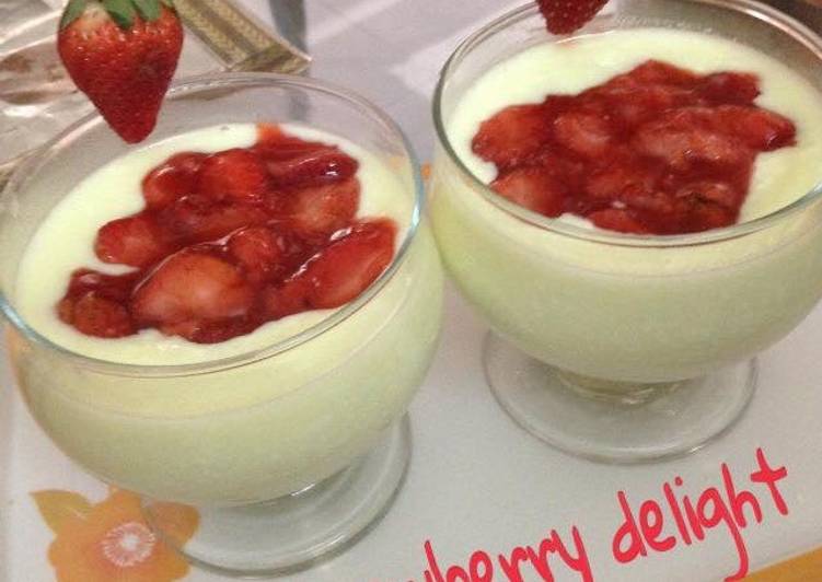 Easiest Way to Make Award-winning Paneer strawberry delight