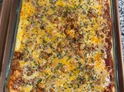 A picture of cheese lasagna