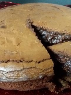 Φωτογραφία της συνταγής Κέικ με 3 υλικά (σοκολατόπιτα-σουφλέ) 🥧