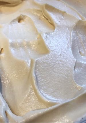 Una foto de Crema chantillí de café