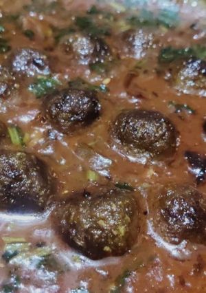 A picture of Lauki Kofte.