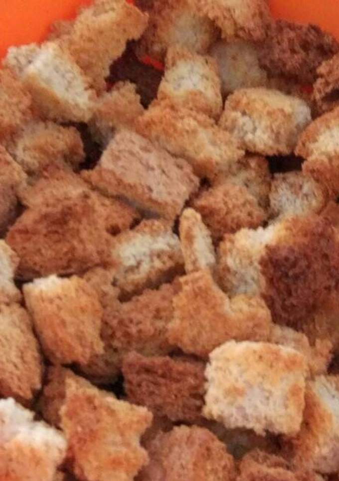Una foto de Picatostes al horno