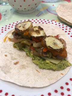 Una foto de Tacos vegetarianos