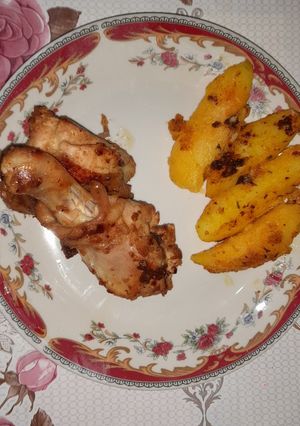 صورة لوصفة بطاطا سوطي مع دجاج