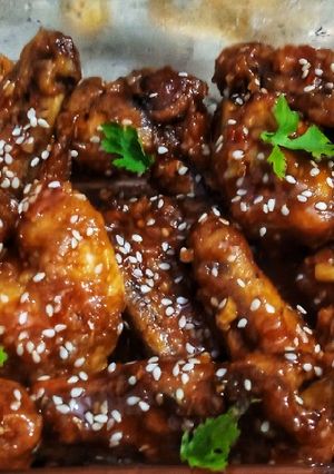 A picture of Chicken spicy wings.