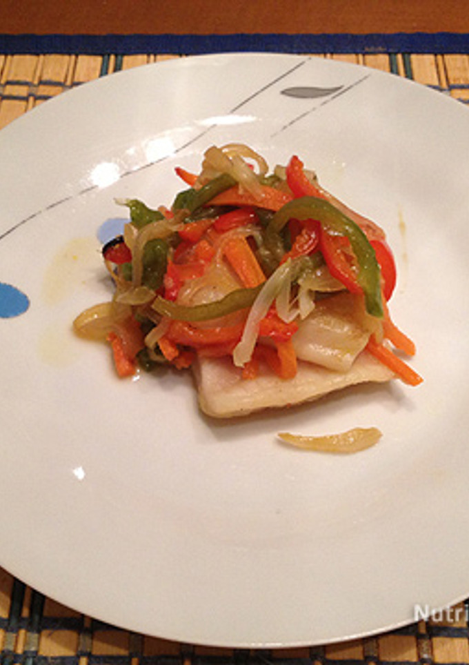 Una foto de Pescado en papillote