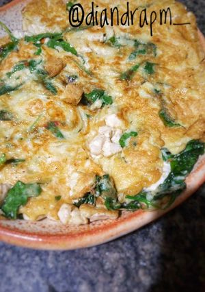 Foto resep Omelet Tahu Bayam