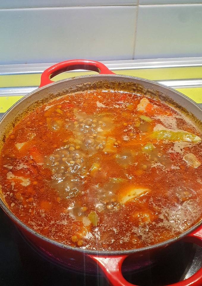 Una foto de Lentejas con chorizo!!