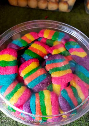 Foto resep Lidah kucing rainbow