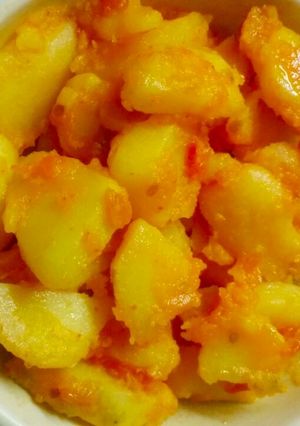 A picture of Navratri Fast Aloo.