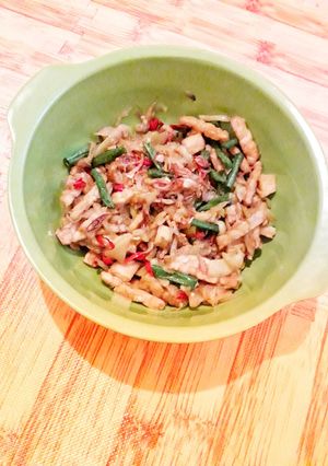 Foto resep Tumis tempe labu