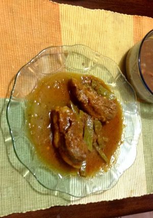 Una foto de Costillas de cerdo fritas con su propia grasa