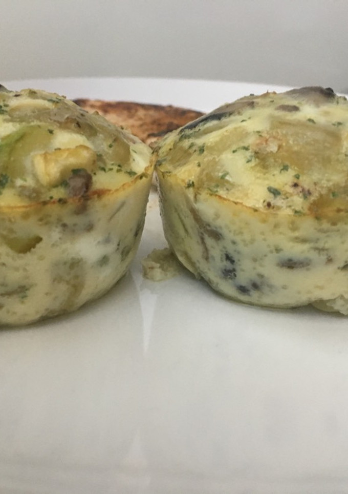 Una foto de Muffins de calabacín