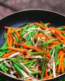 Đậu Cô Ve Cà Rốt Xào Chay