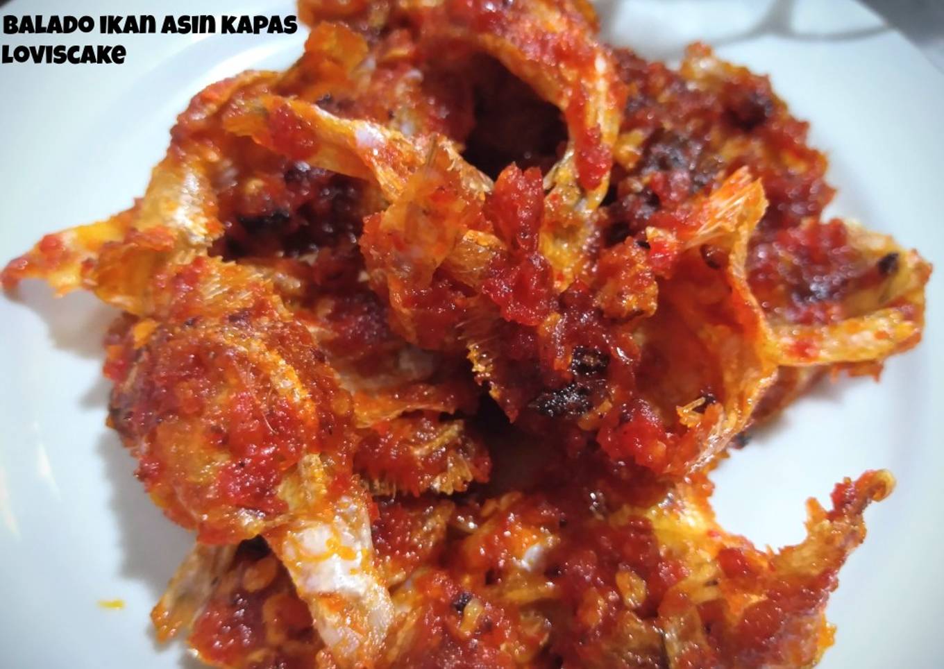 Balado ikan asin kapas