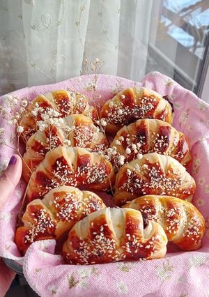 Foto resep Roti coklat (çikolata dolgulu çörek) takaran gelas 🥰