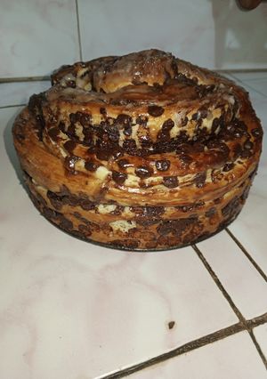 Una foto de Pannetone de Chocolate
