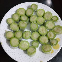 A picture of Snake gourd cutlets.