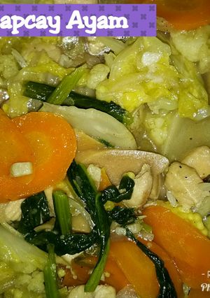 Foto resep Capcay Ayam