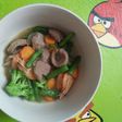 Sup Sayur Udang Baso Sederhana