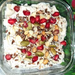 Curd seeds apple delight A picture of Curd seeds apple delight.