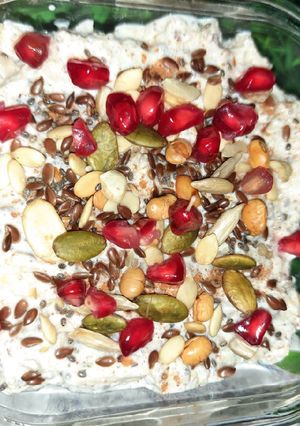 A picture of Curd seeds apple delight.