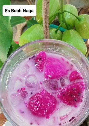 Foto resep Es Buah Naga