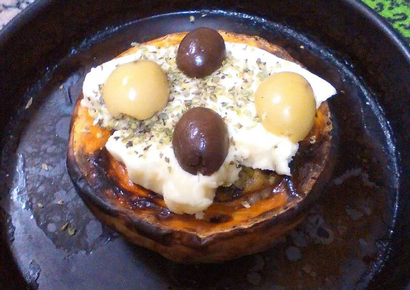 Nalguitas de calabazas rellenas